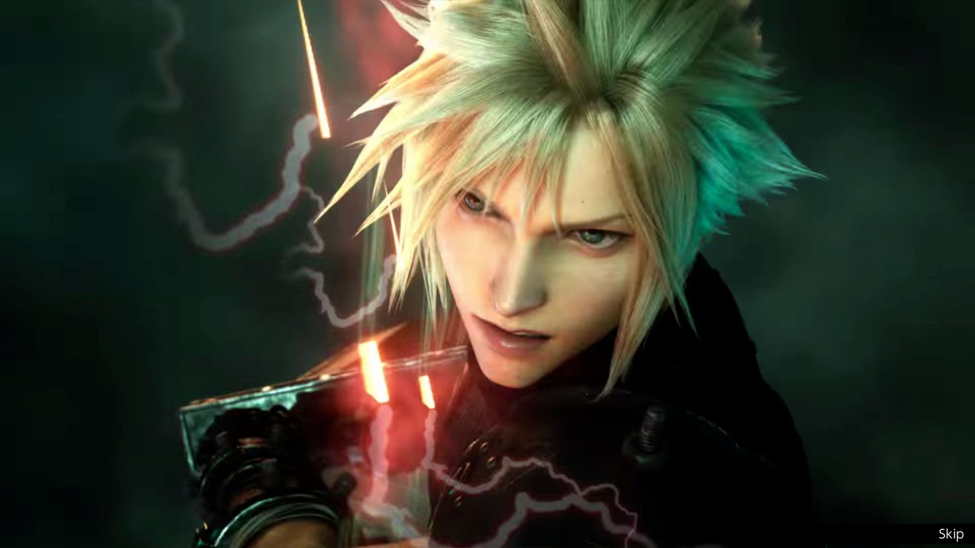 Cloud durante una secuencia de ataque de Final Fantasy Resonance. Imagen promocional oficial. © SQUARE ENIX.