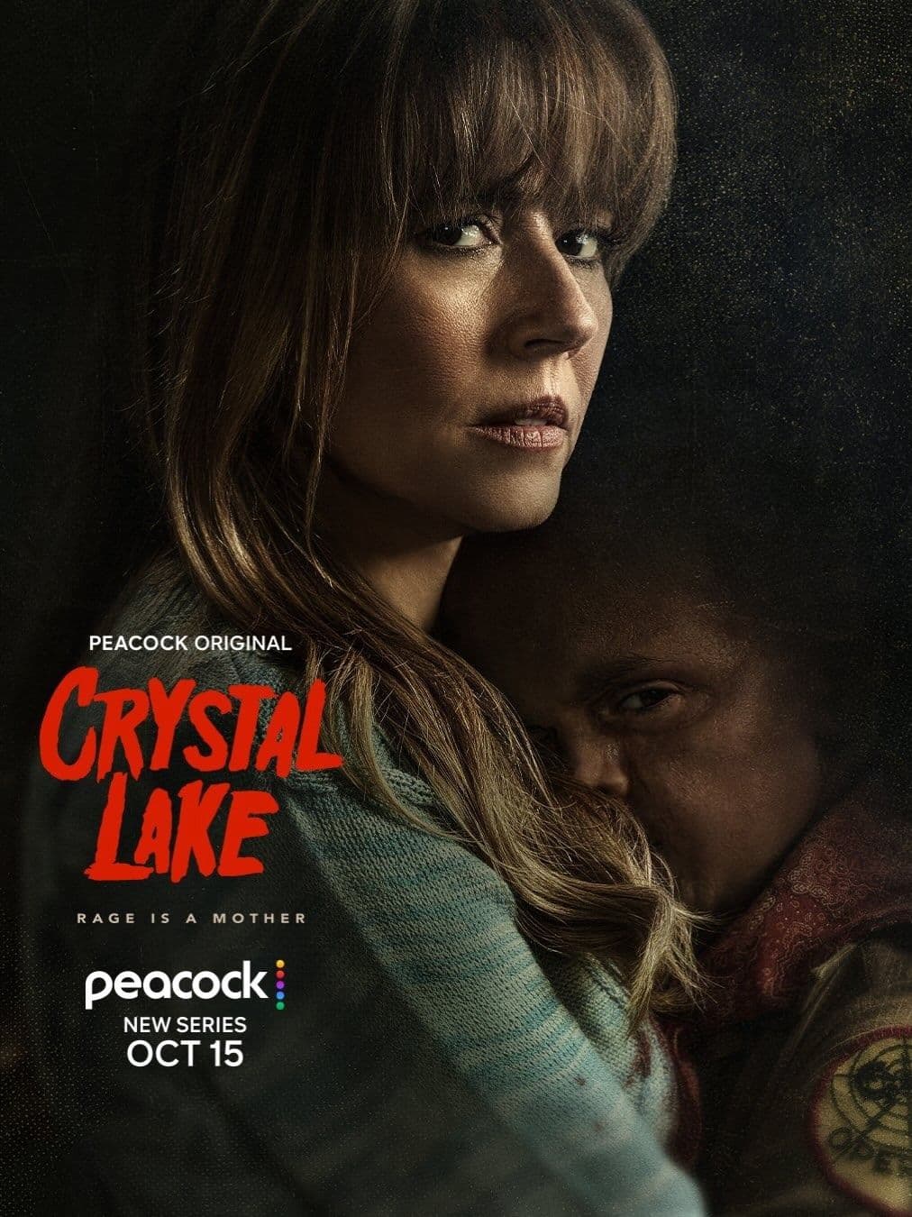 Cartel oficial de Crystal Lake distribuido por A24 y Peacock. La fecha del cartel corresponde al estreno estadounidense.