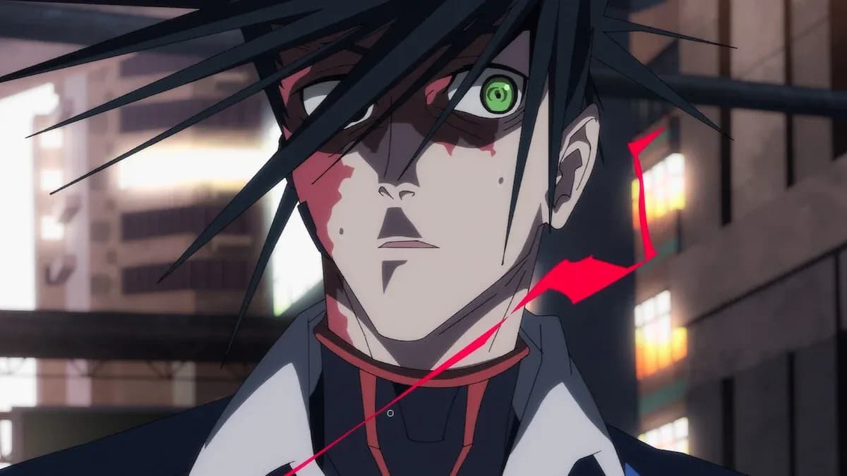 Primer plano de un personaje de Cyberpunk: Edgerunners 2 publicado como imagen oficial en Netflix Tudum. Material de CD PROJEKT RED y TRIGGER.