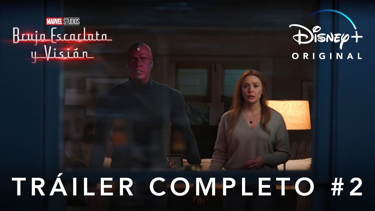 Wanda y Visión en la imagen promocional del segundo tráiler oficial de Bruja Escarlata y Visión, publicado por Marvel España. © Marvel Studios / Disney.